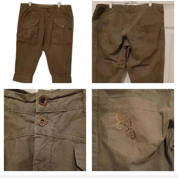 💙🌹khaki Bermuda shorts🎉 - Picture 1 of 16